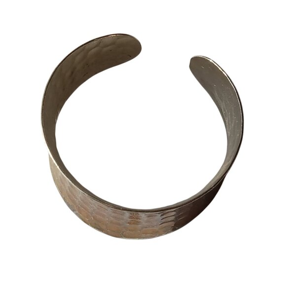 Vintage Gold Tone Bangle Bracelet Cuff Bracelet - Picture 5 of 14